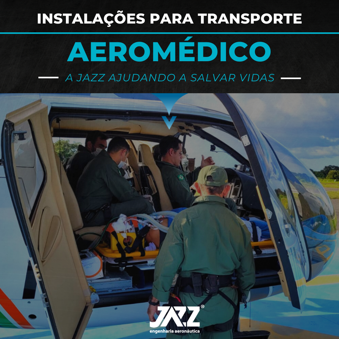 Instalação transporte Aeromédico